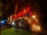Locomotivas enfeitadas com luzes vão levar magia natalina a 20 municípios paulistas